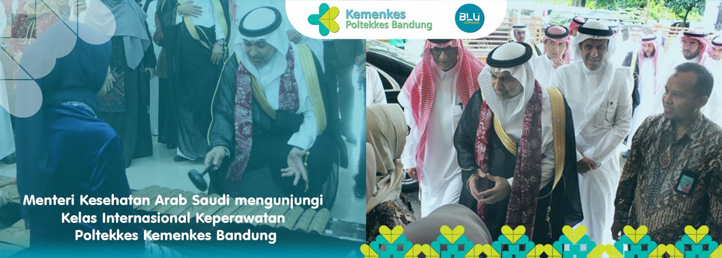 Menteri Kesehatan Arab Saudi mengunjungi Kelas Internasional Keperawatan Poltekkes Kemenkes Bandung