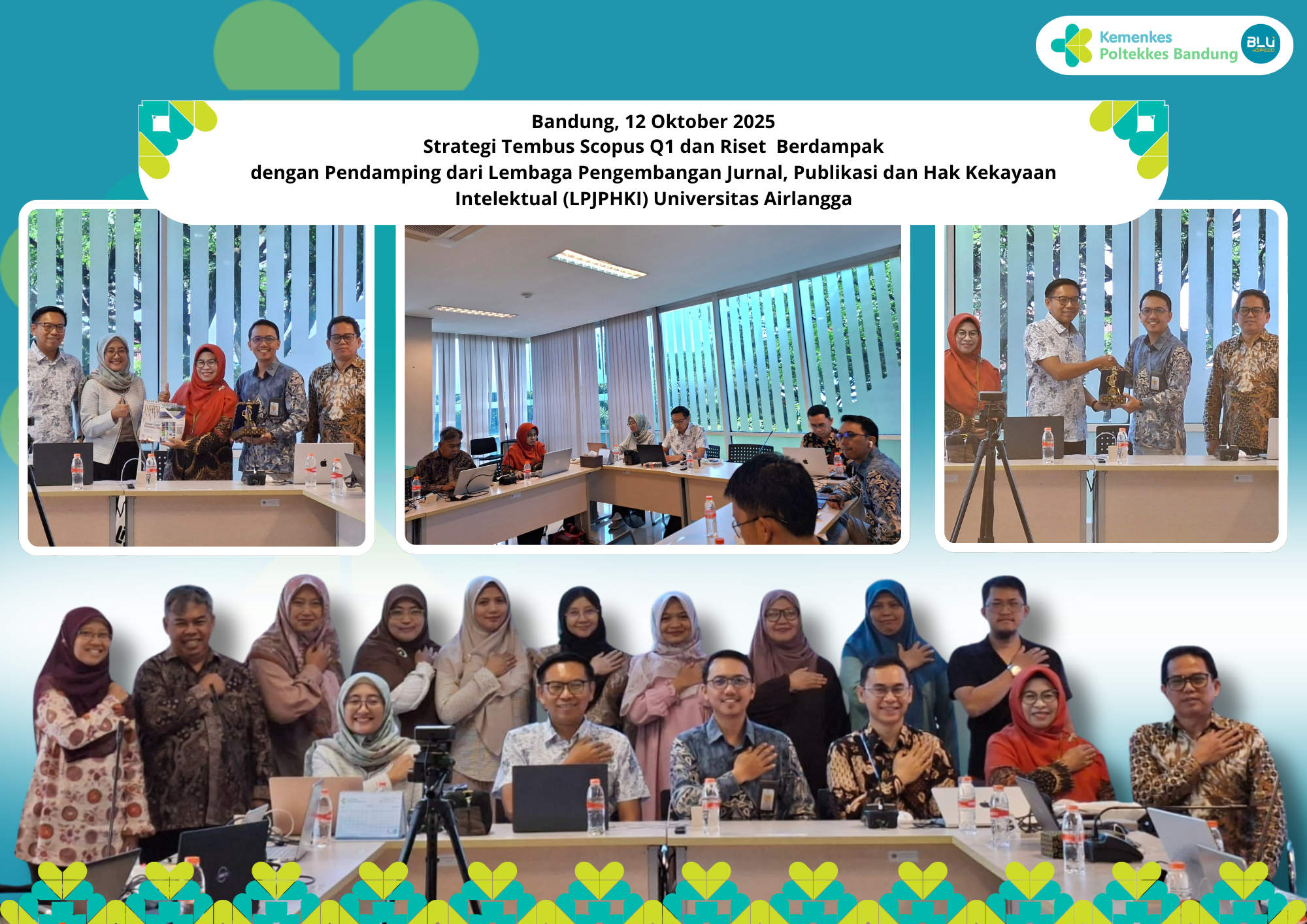 Strategi Tembus Scopus Q1 dan Riset Berdampak: Poltekkes Kemenkes Bandung Hadirkan Pakar dari Universitas Airlangga