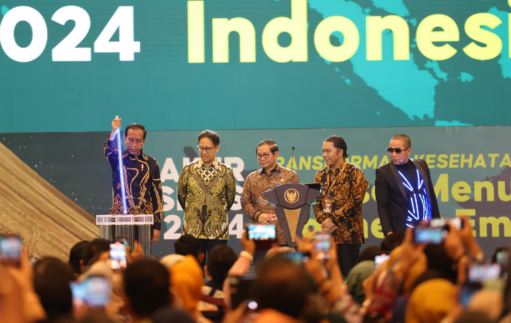 Presiden Resmi Membuka Rakerkesnas 2024