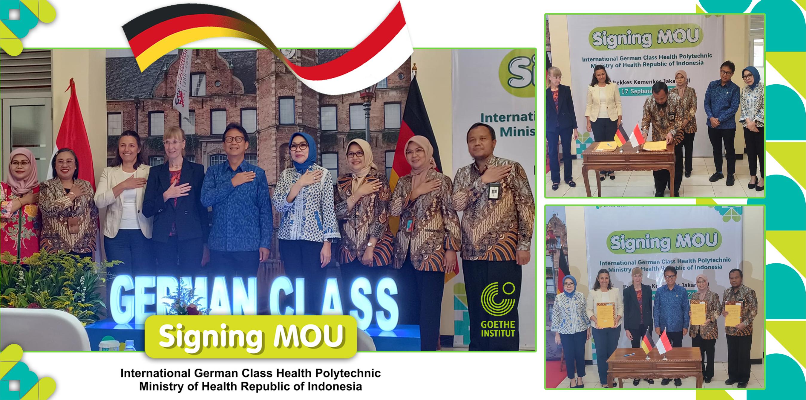 MoU antara Goethe Institute dengan Politeknik Kesehatan Kemenkes Bandung