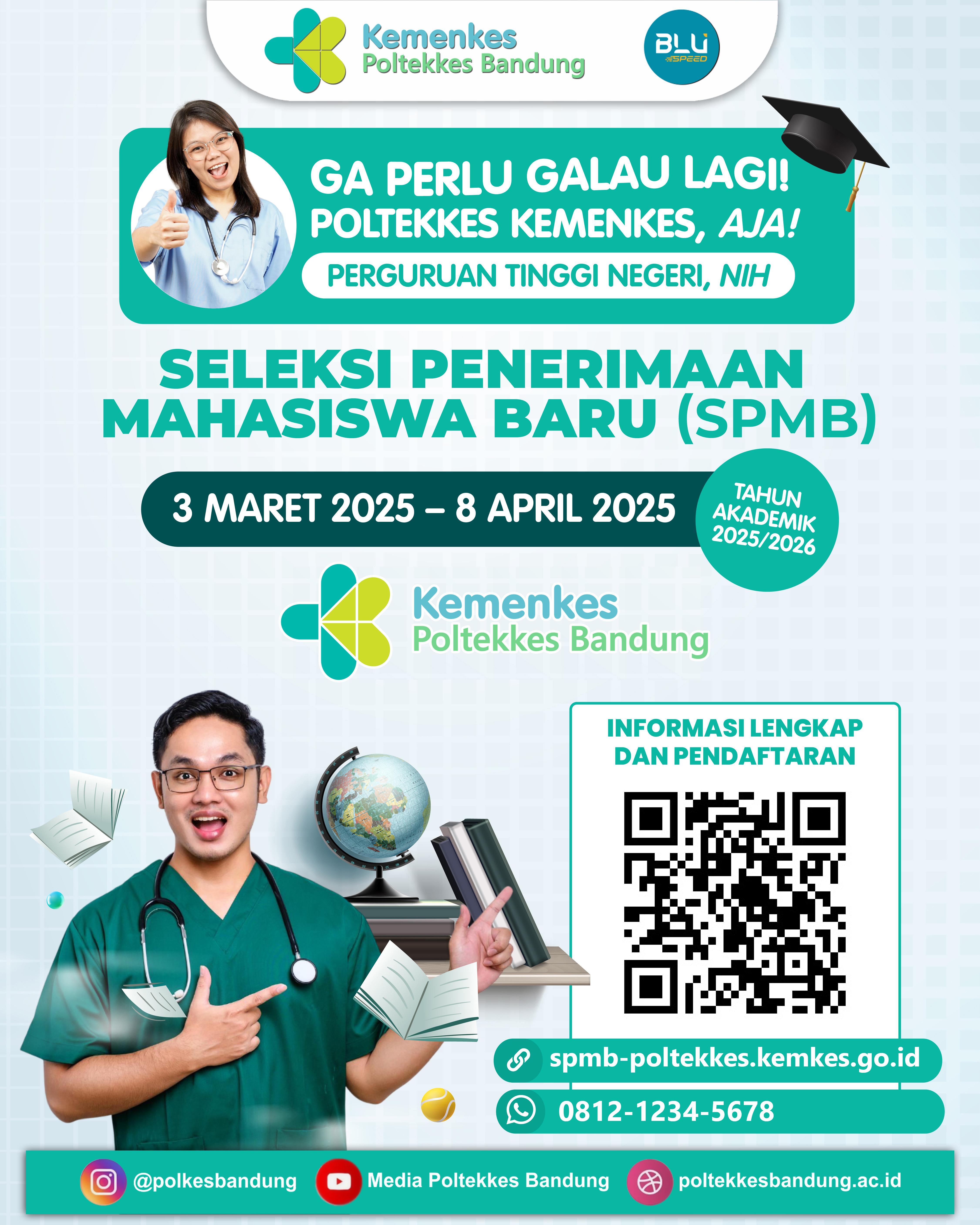 PENDAFTARAN SELEKSI PENERIMAAN MAHASISWA BARU BERSAMA (SPMB BERSAMA) TA.2025-2026