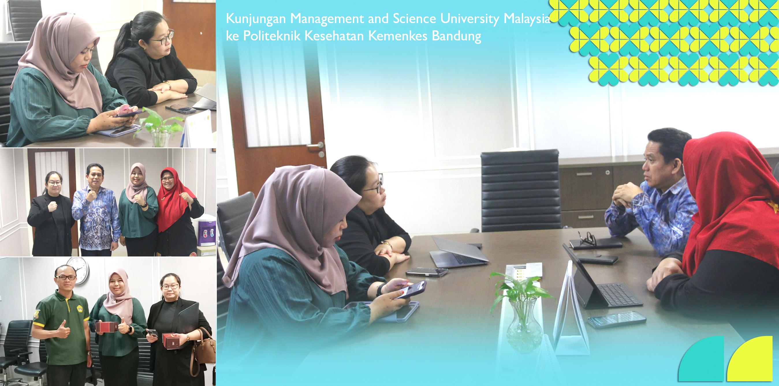 Kunjungan Management and Science University Malaysia ke Politeknik Kesehatan Kemenkes Bandung