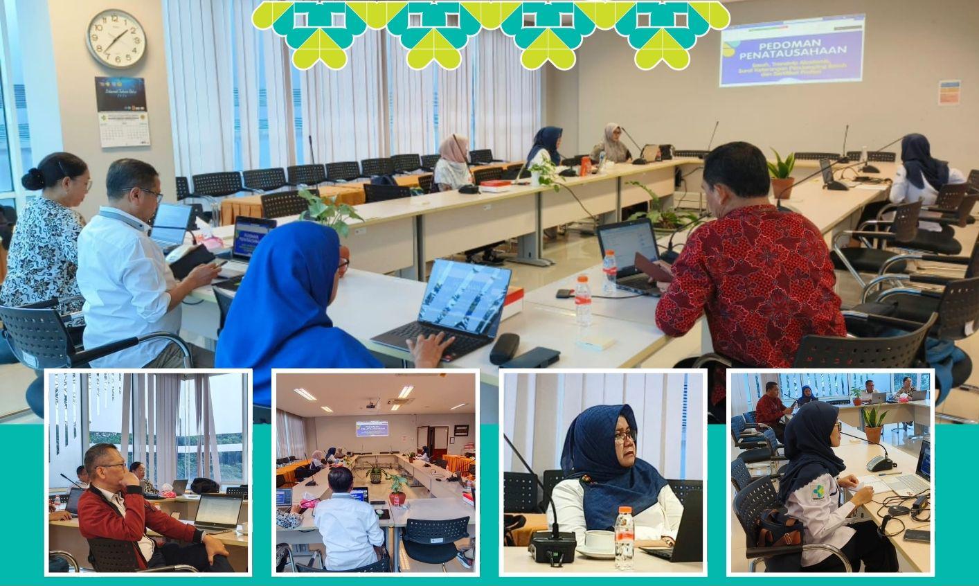 Finalisasi Pedoman Penataan Ijazah, Transkrip Akademik dan Surat Keterangan Pendamping Ijazah (SKPI) dan Sumpah Profesi Poltekkes Kemenkes