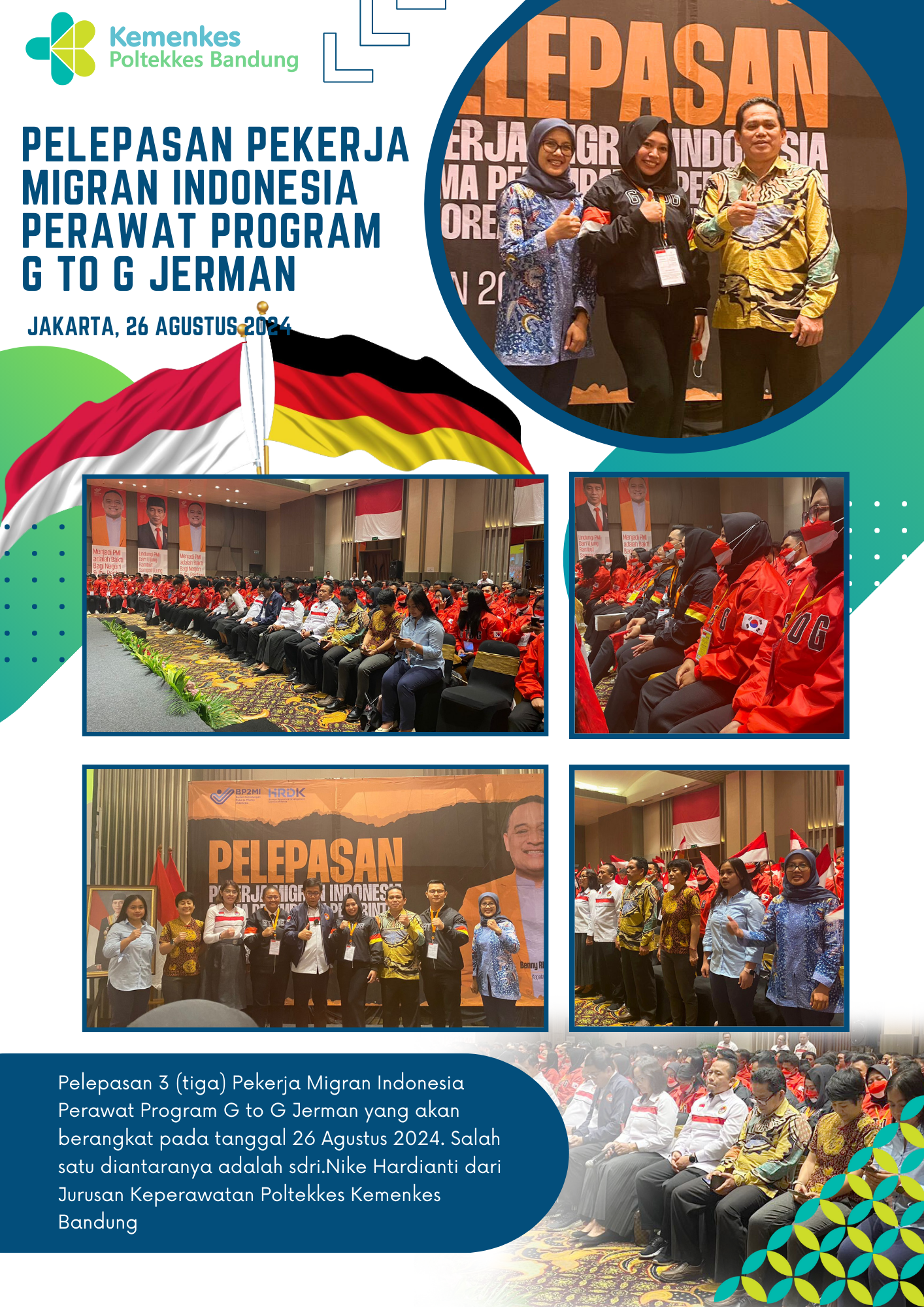 PELEPASAN PEKERJA MIGRAN INDONESIA PROGRAM G TO G JERMAN