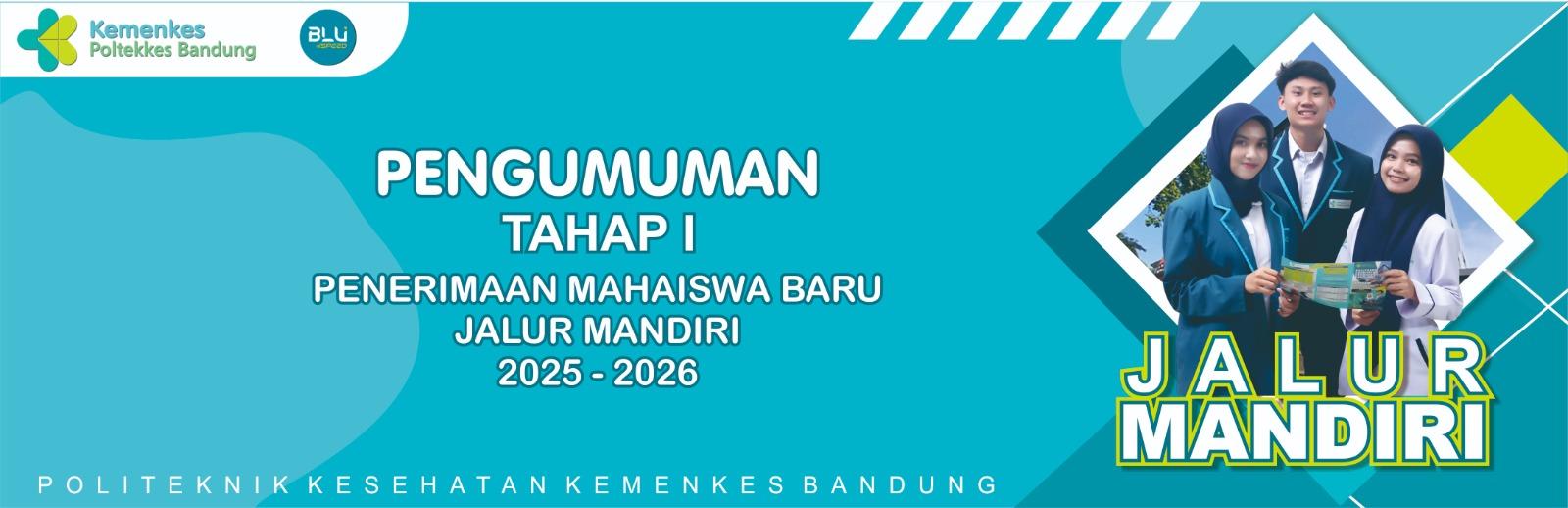 Pengumuman Kelulusan SPMB Mandiri Tahap I Tahun Akademik 2025/2026
